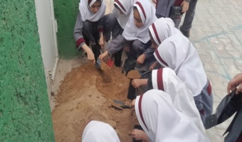 اجرای طرح هر مدرسه یک نهالستان شهرستان مهران 