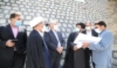 بازدید حجت الاسلام موسوی نماینده ولی فقیه در جهاد کشاورزی استان ایلام از طرح های شاخص آبخیزداری 