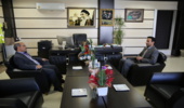 دیدار مدیرکل منابع طبیعی  و آبخیزداری استان با فرماندار شهرستان بدره