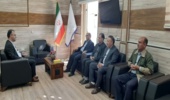 دیدار مدیرکل منابع طبیعی و آبخیزداری استان با فرماندار چوار