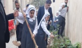 کاشت نهال در مدارس همزمان با آغاز سال تحصیلی