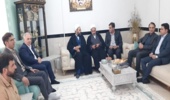 دیدار مسئول حوزه نمایندگی ولی فقیه در سازمان منابع طبیعی و آبخیزداری کشور با خانواده معظم شهید جلیل فتحی نیا
