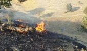 مهار آتش سوزی در روستای بوستانه شهرستان ملکشاهی