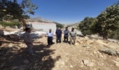 توقف فعالیت یک دستگاه بیل مکانیکی در روستای چنارباشی