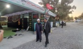 بازدید رئیس سازمان جهاد کشاورزی استان ایلام از موکب خدماترسانی منابع طبیعی به زائران اربعین