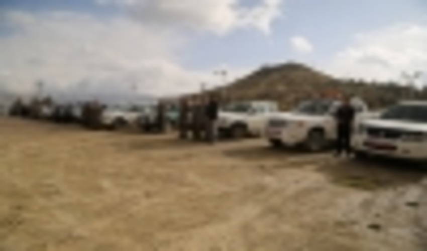 برگزاری مانور رژه خودرویی مشترک یگان های حفاظتی ادارات، نیروهای امدادی و انتظامی