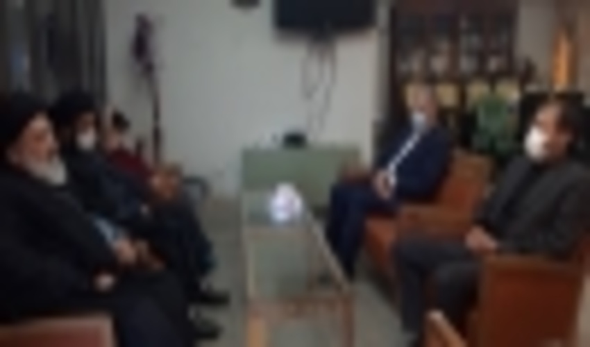 دیدار حجت الاسلام طباطبایی نژاد نماینده ولی فقیه در سازمان جنگل ها، مراتع و آبخیزداری و دکتر احمدی با مدیرکل دادگستری استان ایلام