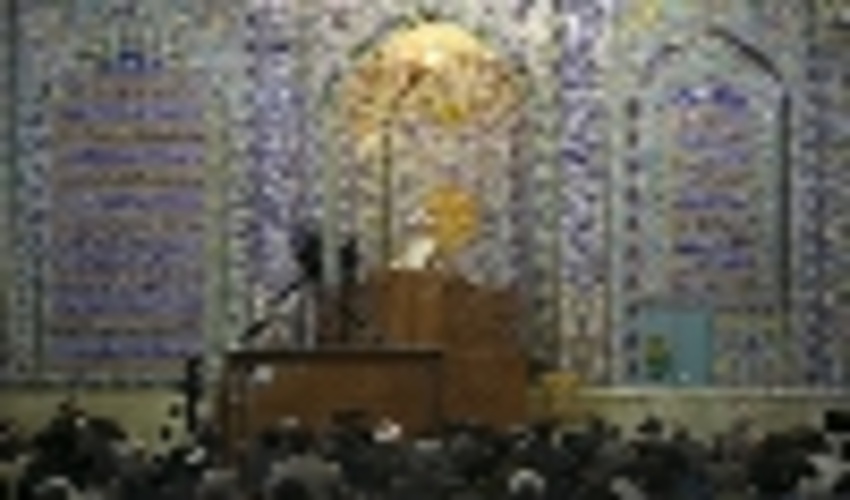 حضور مدیرکل و کارکنان اداره کل منابع طبیعی و آبخیزداری استان در نمازجمعه این هفته