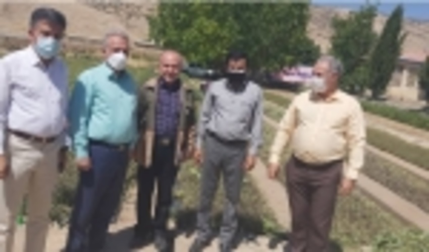 بازدید دکتر گرشاسبی معاون آبخیزداری و امور مرتع و بیابان سازمان جنگل ها مراتع و آبخیزداری کشور از طرح های منابع طبیعی استان