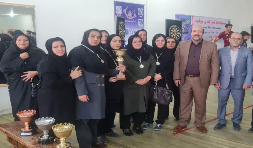 کسب مقام نایب قهرمانی بانوان اداره کل منابع طبیعی استان در مسابقات کارکنان دولت