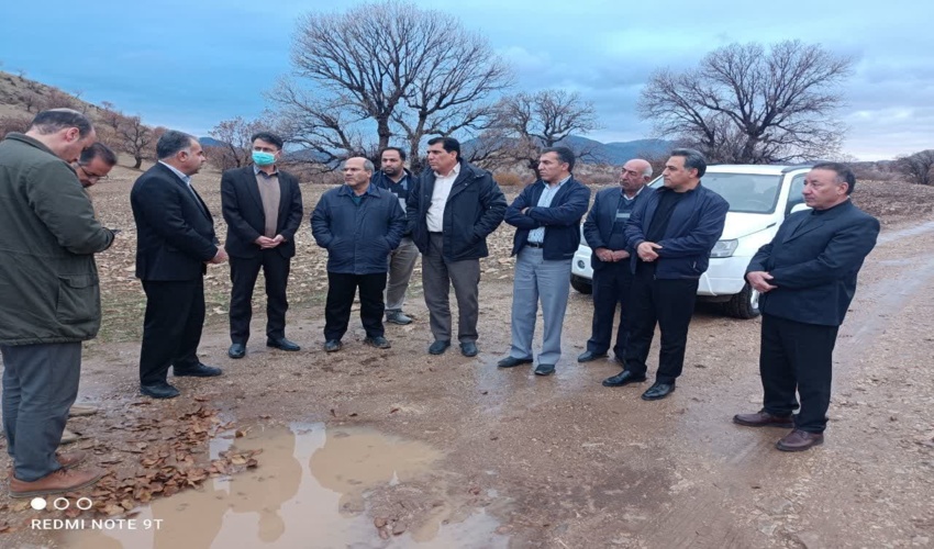 بازدید و بررسی اراضی پیشنهادی جهت احداث اردوگاه دانش آموزی در شهرستان چوار