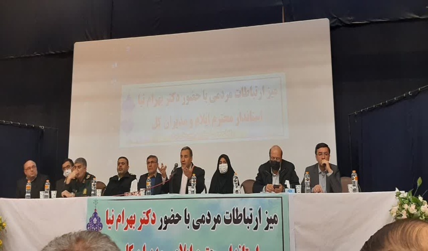  حضور مدیرکل منابع طبیعی و آبخیزداری استان در دیدار مردمی و چهره به چهره شهرستان ایوان