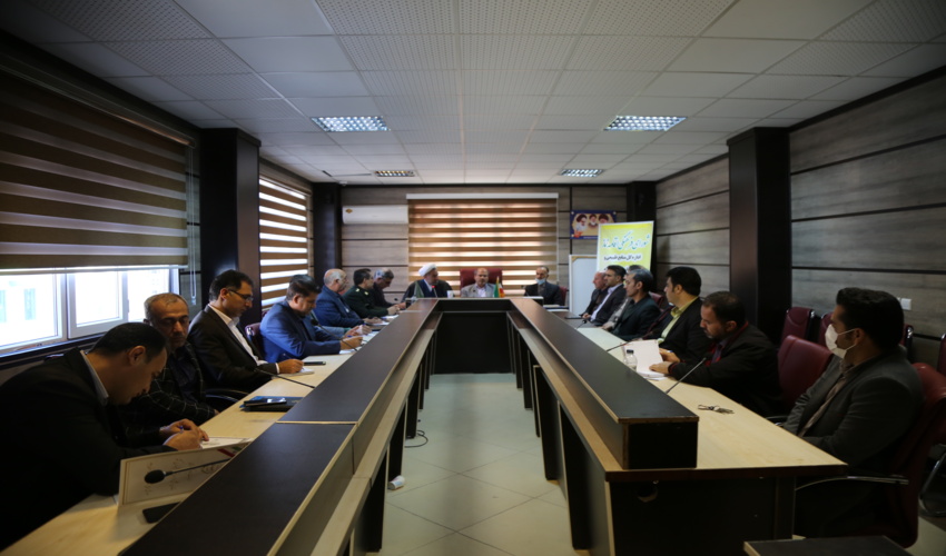 برگزاری جلسه ستاد اقامه نماز در اداره کل منابع طبیعی و آبخیزداری استان