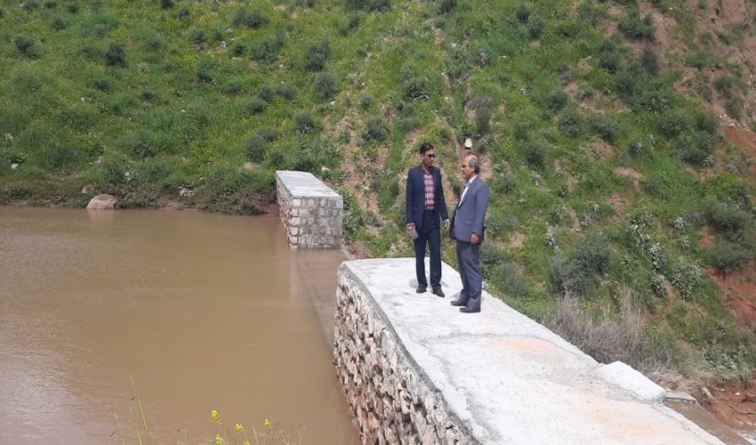 بازدید مدیرکل منابع طبیعی و آبخیزداری استان از سازه های آبخیزداری شهرستان آبدانان و دره شهر