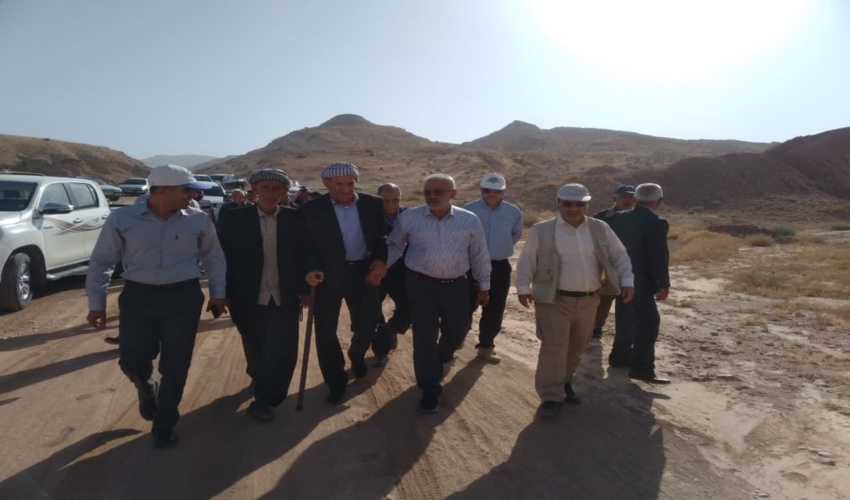 معاون وزیر و رئیس سازمان منابع طبیعی و آبخیزداری کشور به همراه نماینده حوزه شمالی استان به استان ایلام سفر نمود.