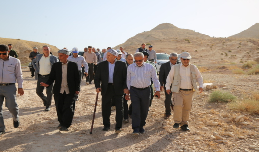 اولین رئیس سازمان منابع طبیعی و آبخیزداری کشور که بعد از 56 سال از مرتع بانمیل و کرپو بازدید نمود.