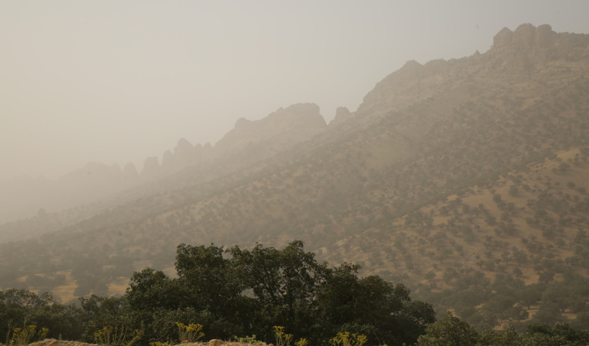 ۲۷۰ میلیون هکتار از عرصه‌های کانون گرد و غبار خارج از کشور هستند