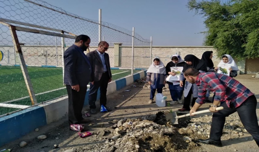 کاشت نهال به مناسبت روز پرستار