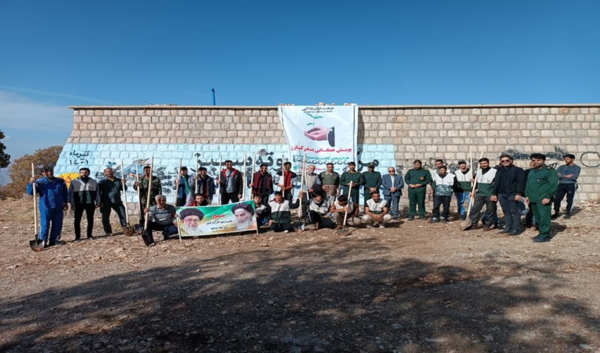 اجرای پویش بذر کاری با حضور جانشین فرماندهی سپاه ناحیه