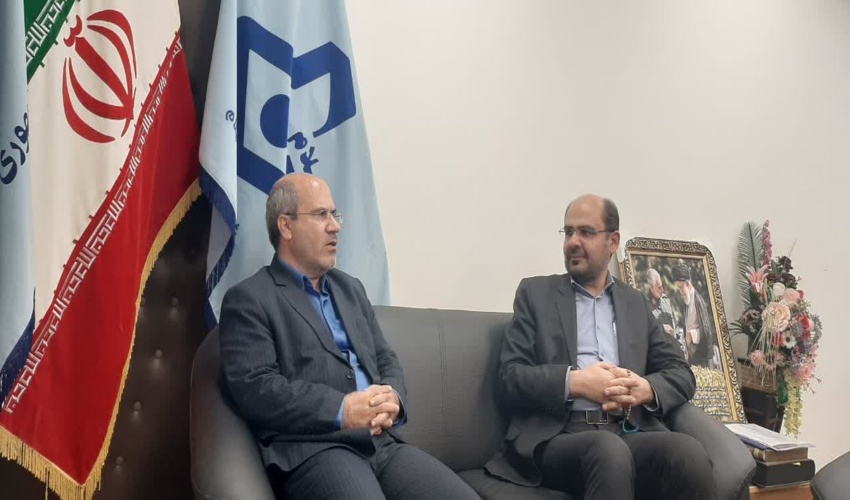 دیدار صمیمانه مدیرکل منابع طبیعی و آبخیزداری استان با مدیرکل صدا و سیما