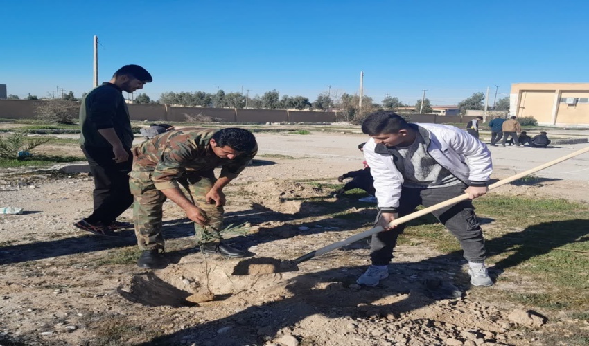 پویش نهال کاری هنرستان پسرانه امام خمینی (ره)