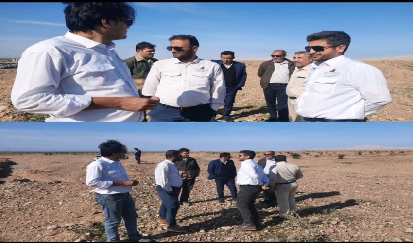 معاون اجرایی طرح گرمسیری از وضعیت سازه های آبخیزداری حوزه بخش مرکزی شهرستان مهران بازدید نمودند.