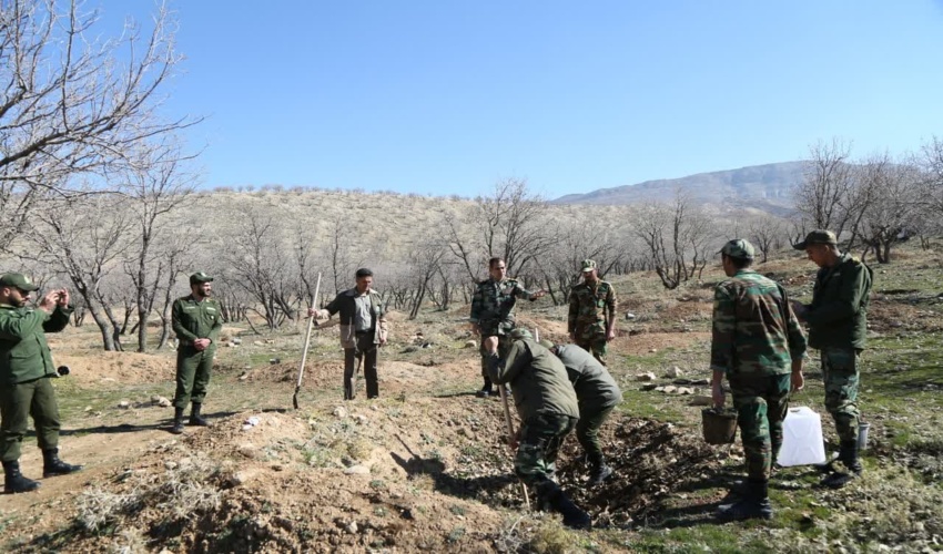 کاشت سیصدهزار اصله نهال توسط یگان ویژه استان در دومین روز از هفته