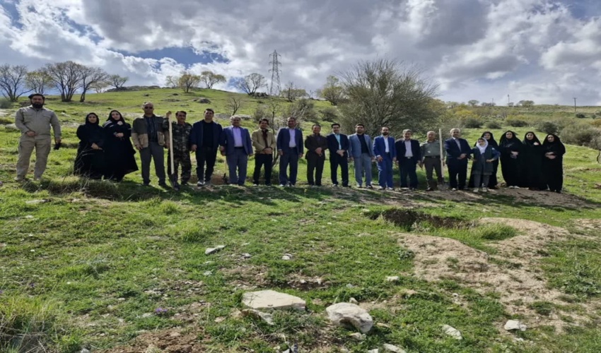 پویش نهال کاری در دامنه ی کبیرکوه 