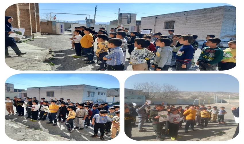 حضور کارشناسان آموزش و ترویح اداره منابع طبیعی و آبخیزداری شهرستان مهران در مدارس 