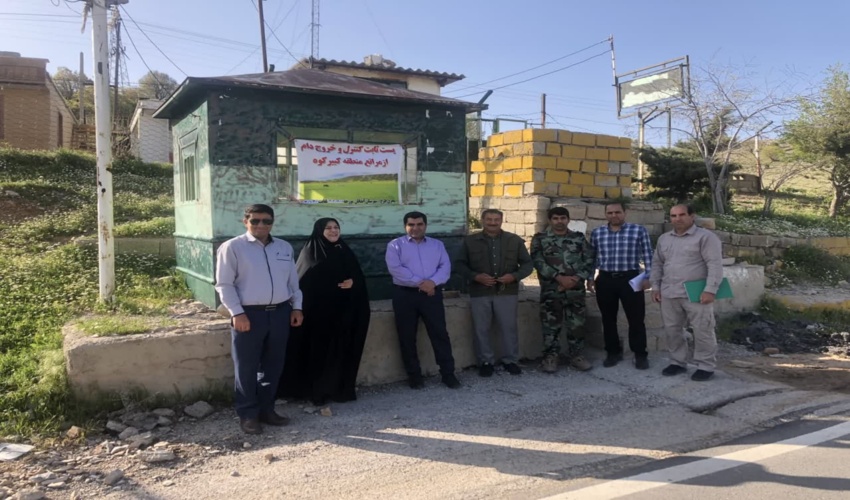 گروه ارزیاب مدیریت کوچ بهاره از گلوگاه های ثابت استان بازدید نمودند