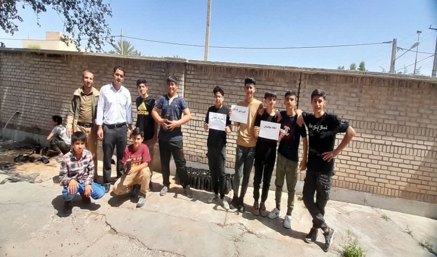 اجرای طرح هر مدرسه یک نهالستان شهرستان مهران