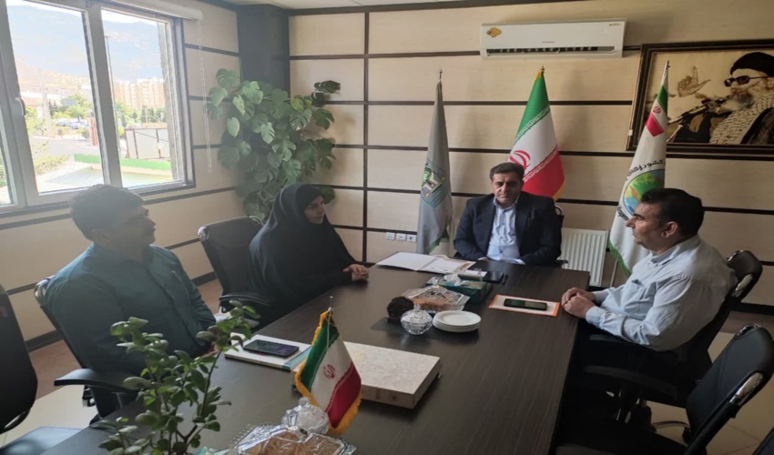 امضای تفاهم نامه مشترک فی ما بین اداره کل منابع طبیعی و کانون پرورش فکری کودکان و نوجوانان استان ایلام 