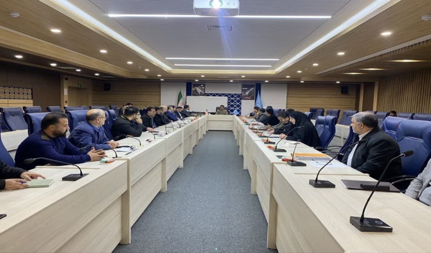 جلسه بررسی عملکرد دستگاه های اجرایی متصل به پنجره واحد مدیریت زمین